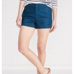 Level 99 Helen Blue Linen Shorts